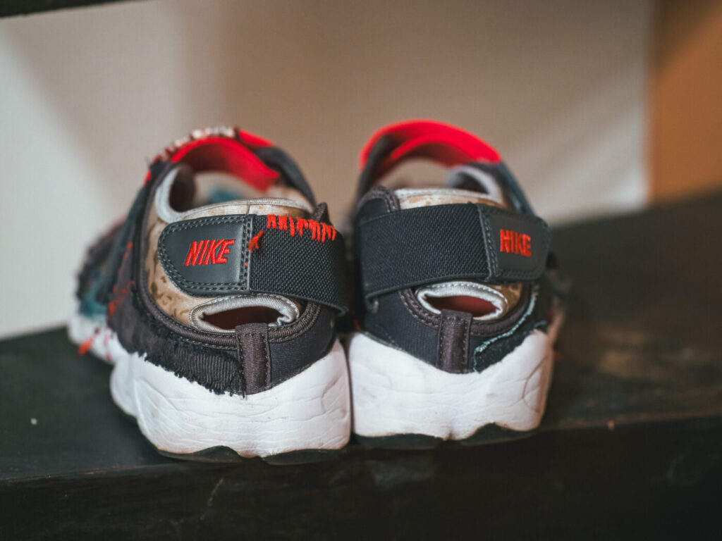 刺し子後のNike Air Rift⑤